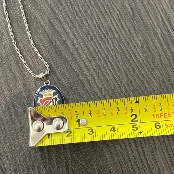 VINTAGE FORD GHIA FIESTA EMBLEM NECKLACE - Picture 6 of 7